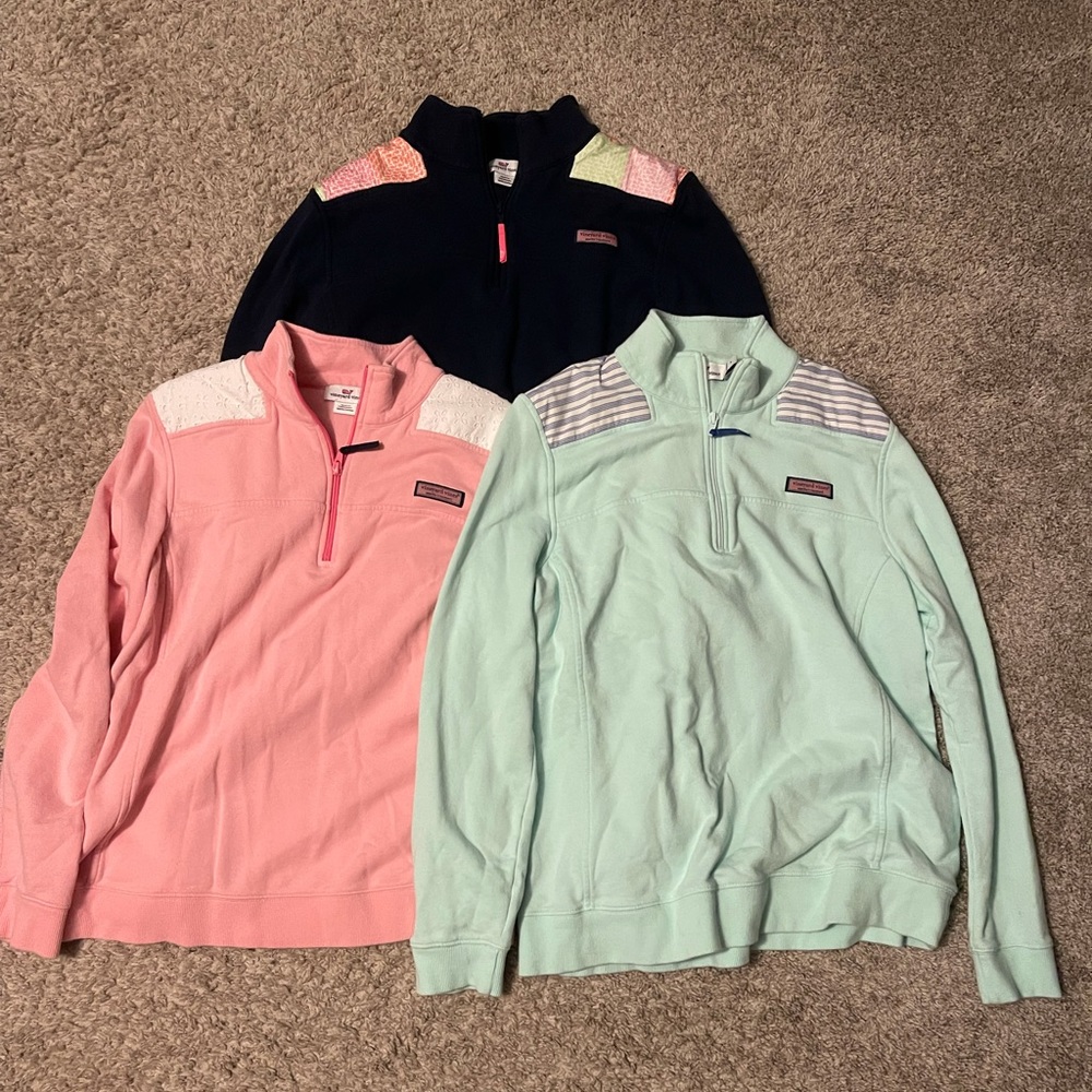 Bundle of 3 women’s Vineyard Vines shep shirts